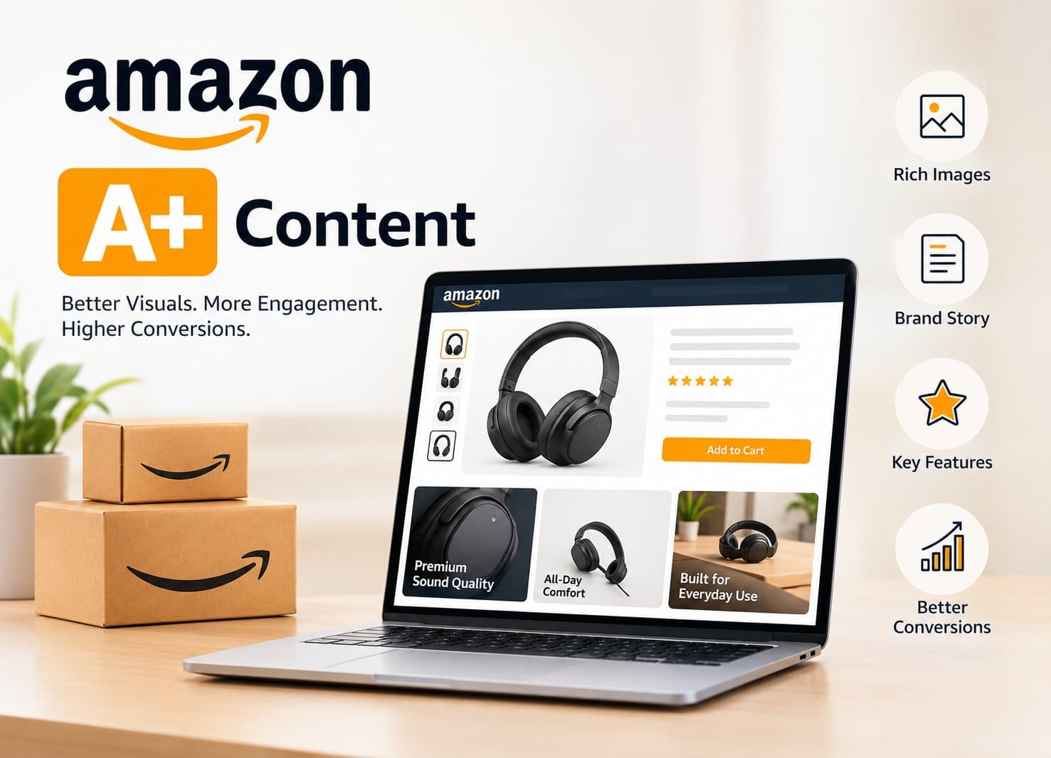 Photo shared by Amazon Content: Title: Inspiring Amazon A+ Content Examples for Sellers
Description: Explore Amazon A+ Content ex