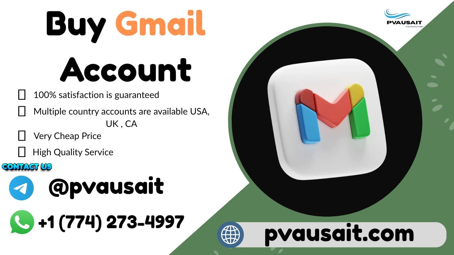 Photo shared by Buy Old Gmail Accounts: Top 7 best site Buy Gmail Account
24 Hours Reply/Contact
Whatsapp : +1 (774) 273-4997
Telegram
