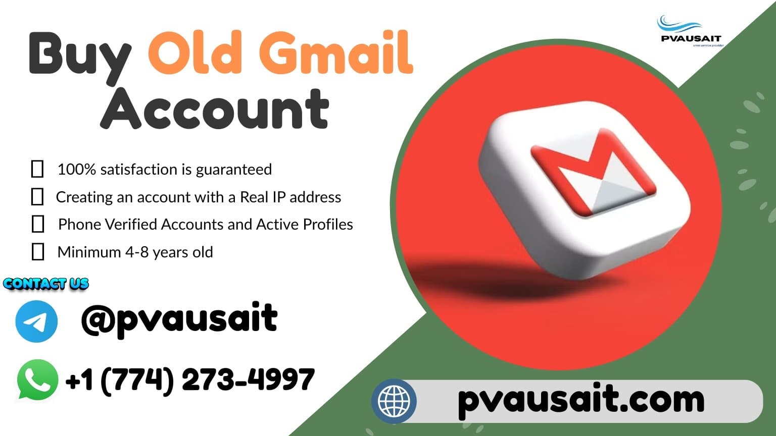 Photo shared by Buy Old Gmail Accounts: Buy Aged & New Gmail Accounts
24 Hours Reply/Contact
Telegram : @pvausait
WhatsApp : +1 (774