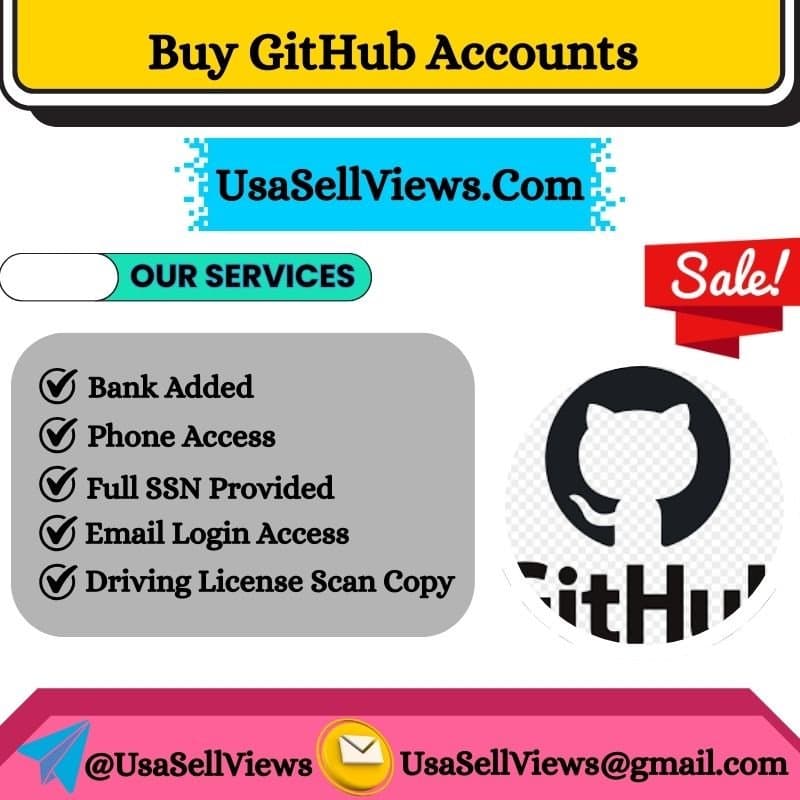 Photo shared by Buy Verified Trustpilot Reviews: https://usasellviews.com/product/buy-github-accounts/
#Buy Github Accounts
Buy Github Accounts