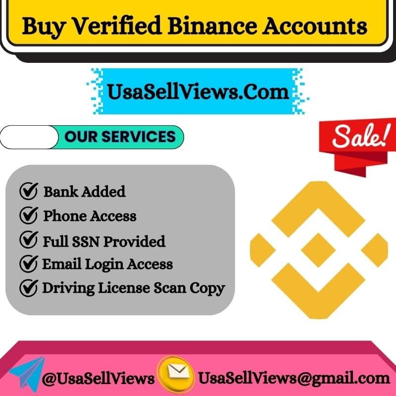 Photo shared by Buy Verified Trustpilot Reviews: https://usasellviews.com/product/buy-verified-binance-accounts/
#Buy Verified Binance Accounts
B