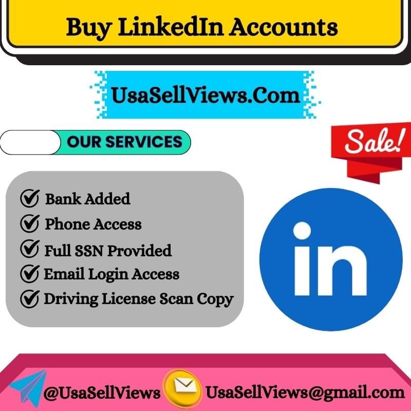 Photo shared by Buy Verified Trustpilot Reviews: https://usasellviews.com/product/buy-linkedin-accounts/
#Buy LinkedIn Accounts
Buy LinkedIn Acco
