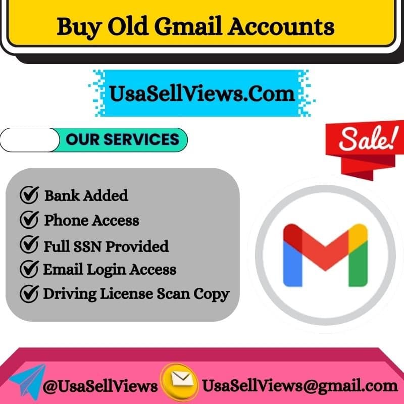 Photo shared by Buy Verified Trustpilot Reviews: https://usasellviews.com/product/buy-old-gmail-accounts/
#Buy Old Gmail Accounts
Buy Old Gmail A