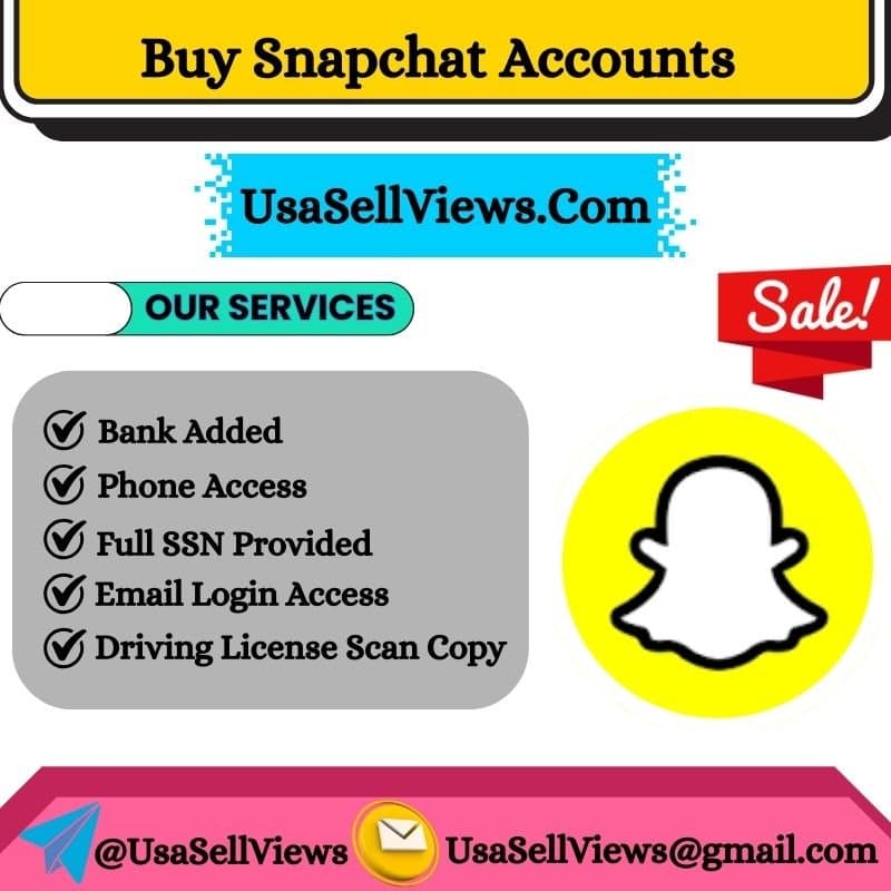 Photo shared by Buy Verified Trustpilot Reviews: https://usasellviews.com/product/buy-snapchat-accounts/
#Buy Snapchat Accounts
Buy Snapchat Acco