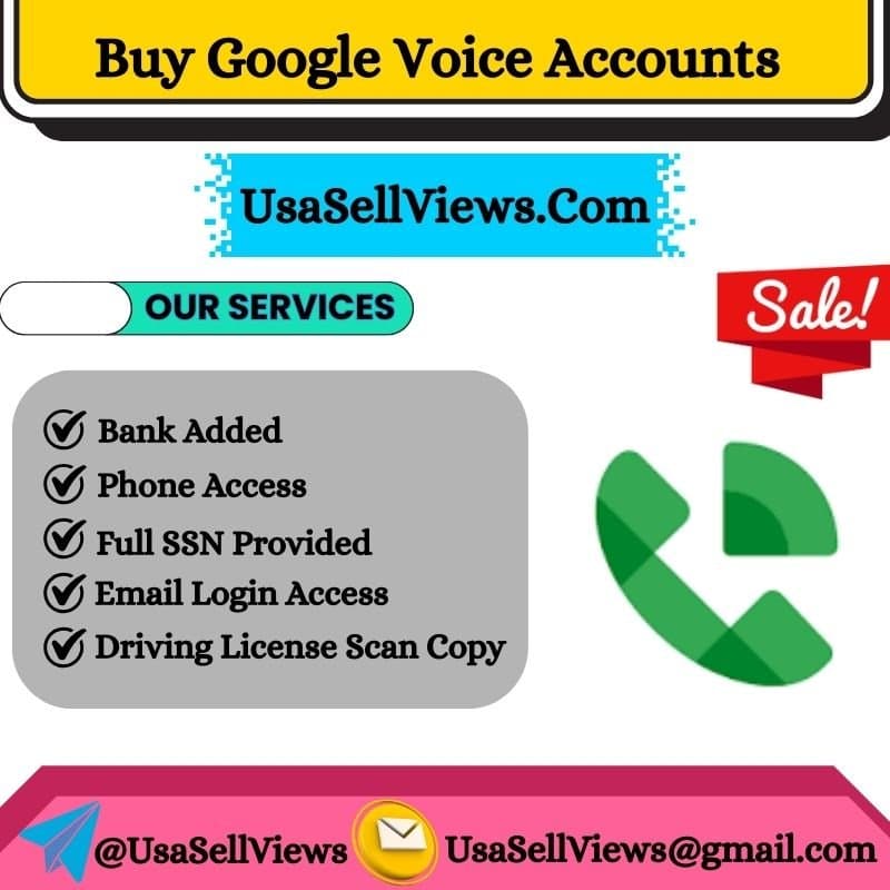 Photo shared by Buy Verified Trustpilot Reviews: https://usasellviews.com/product/buy-google-voice-accounts/
#Buy Google Voice Account
Buy Google