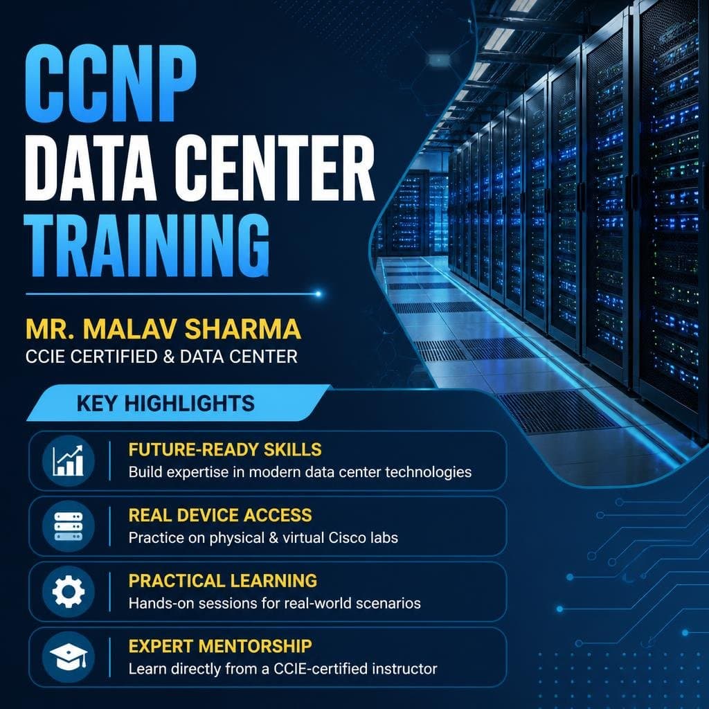 Photo shared by gayani: Master enterprise data center technologies with CCNP Data Center Training. This CCNP Data Center Cou