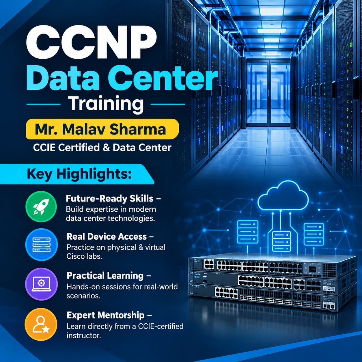 Photo shared by gayani: Master enterprise data center technologies with CCNP Data Center Training. This CCNP Data Center Cou
