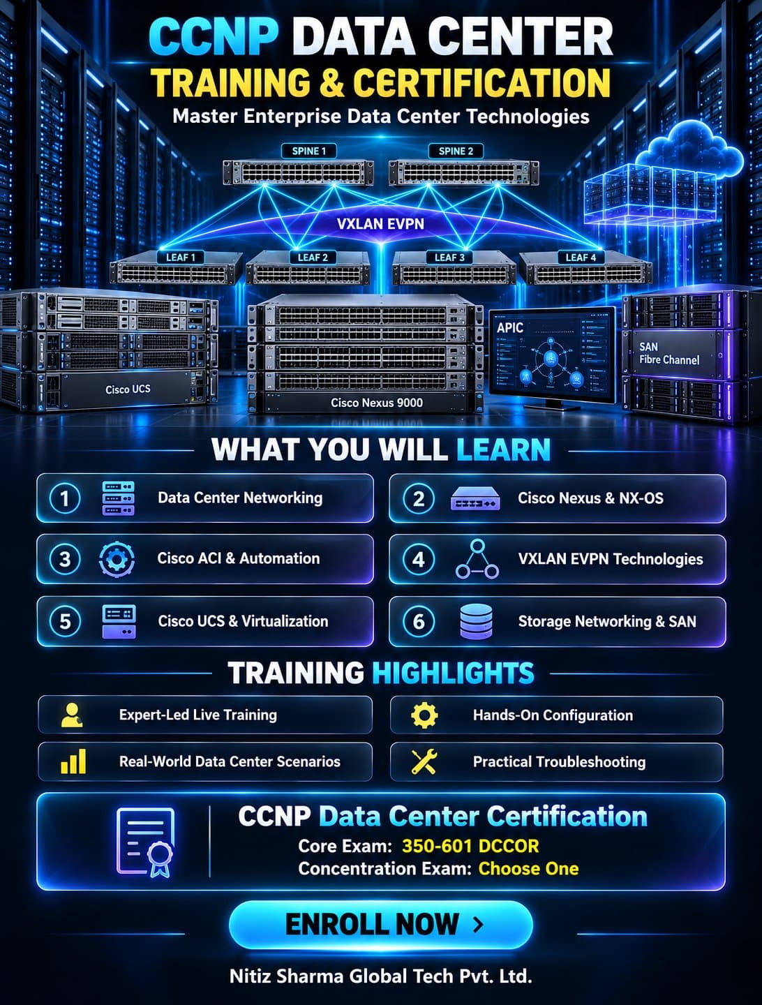 Photo shared by gayani: Master enterprise data center technologies with CCNP Data Center Training. This CCNP Data Center Cou