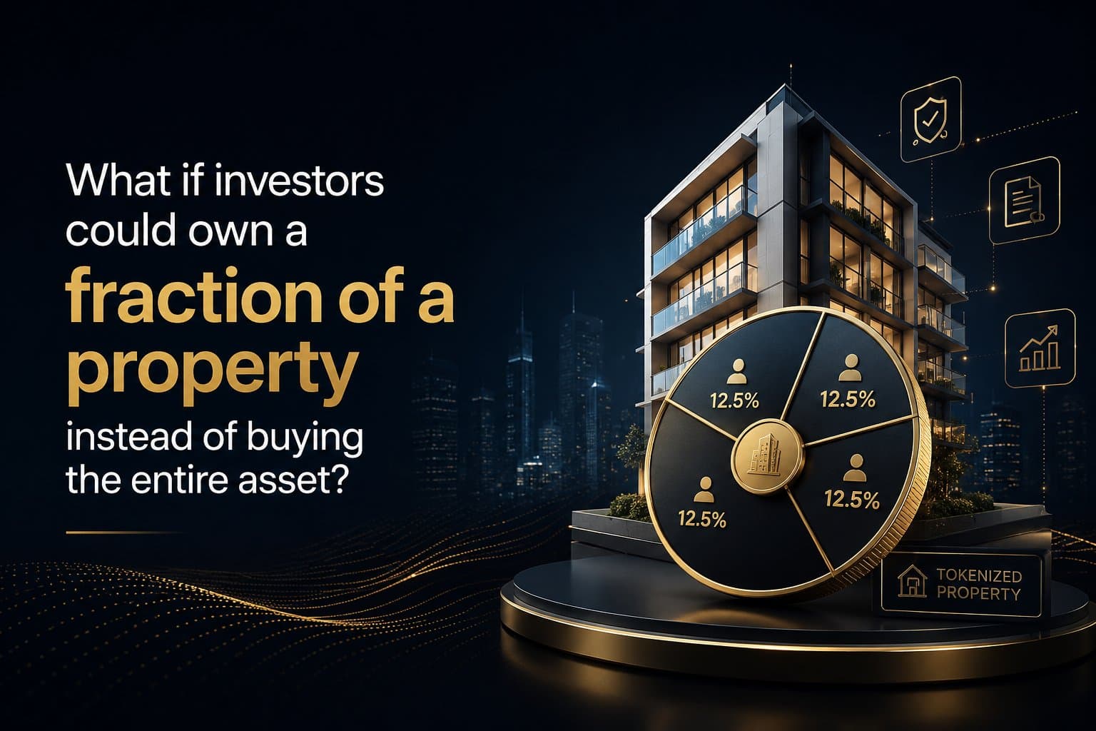 Photo shared by Alya Smith: What if investors could own a fraction of a property instead of buying the entire asset?
Real est