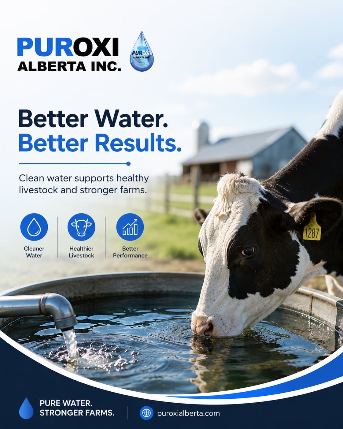 Photo shared by sontamara: Healthy livestock starts with clean, reliable water. From improving water quality to supporting stro