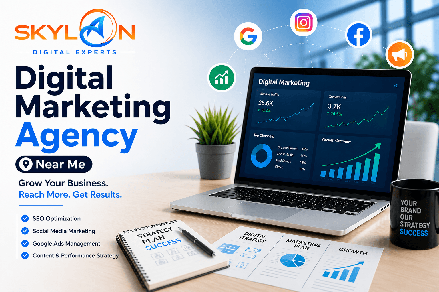Photo shared by Skylan Digital: Digital Marketing Agency Near Me | Skylan Digital Experts
Skylan Digital is a trusted digital marke