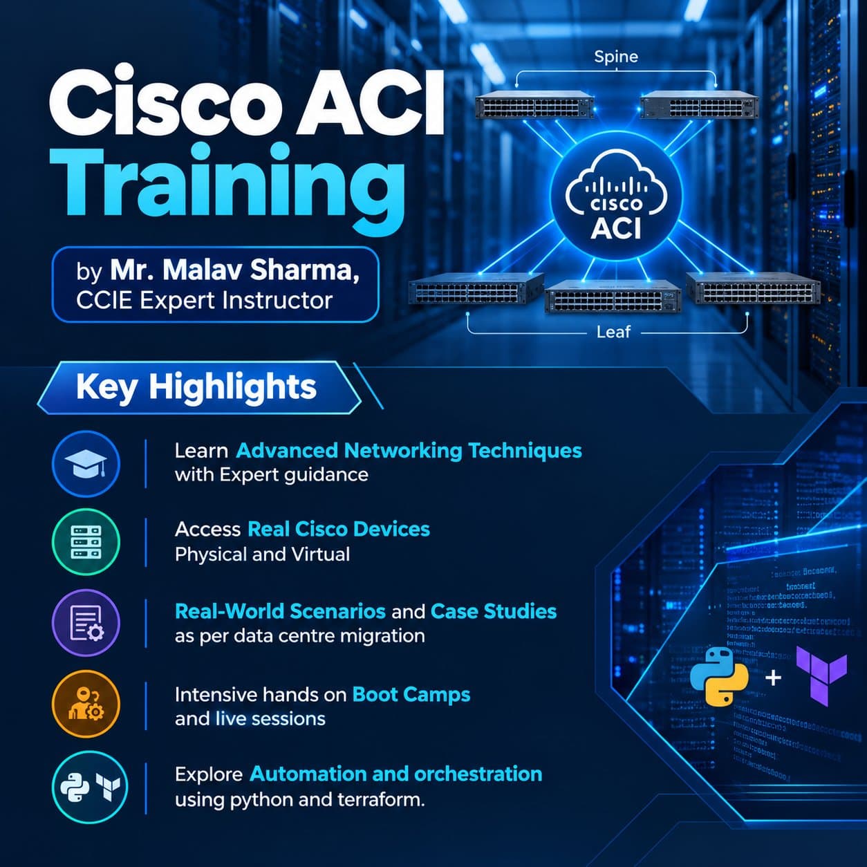 Photo shared by gayani: Cisco ACI training and certification are all about understanding the principles and similarities of