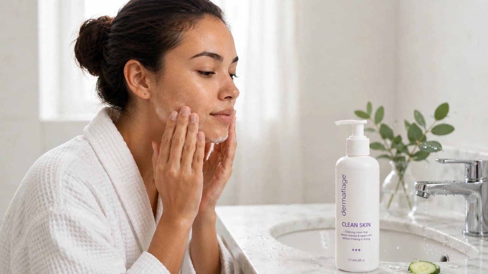 Photo shared by Derma Flage: A Clean Skin Cleanser is a simple way to remove dirt, excess oil, makeup, sunscreen, and daily impur