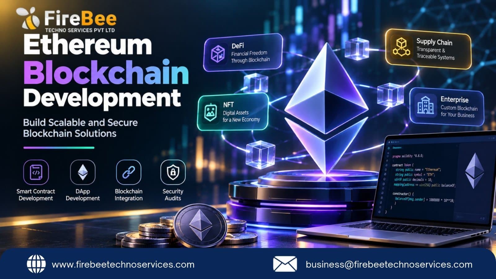 Photo shared by nelson123: Build your blockchain business with Ethereum blockchain development that meets your goals. Our smart