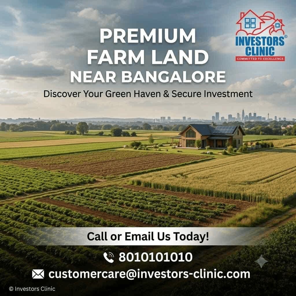 Photo shared by Investors Clinic: Agricultural Land Investment in Bangalore: Risks, Costs & Future Potential
Before exploring agric