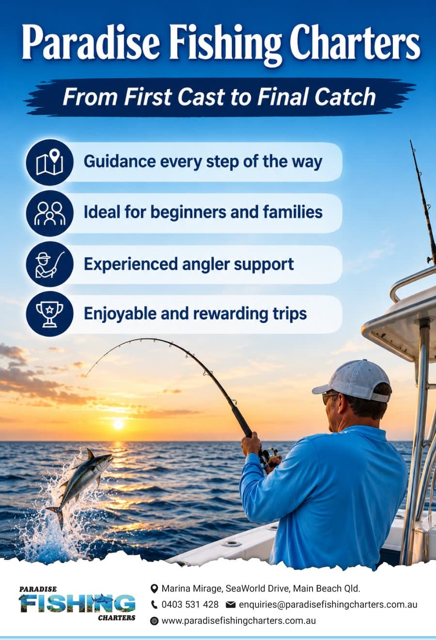 Photo shared by Jacob: Fishing Charters Gold Coast: From First Cast to Final Catch
Discover the excitement of fishing ch