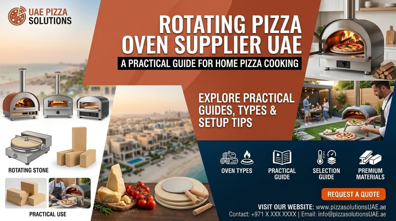 Photo shared by jeroma: A rotating pizza oven can make home pizza preparation more convenient by moving the pizza during coo