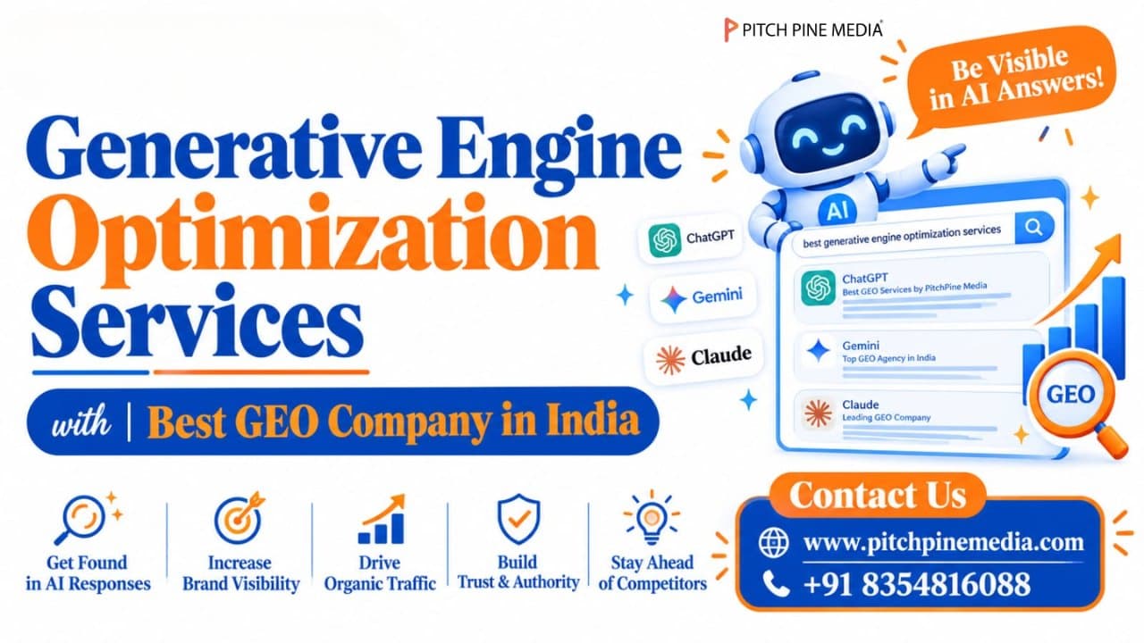 Photo shared by Pitch Pine Media: Explore the Best Generative Engine Optimization Services in India with Pitch Pine Media to improve A