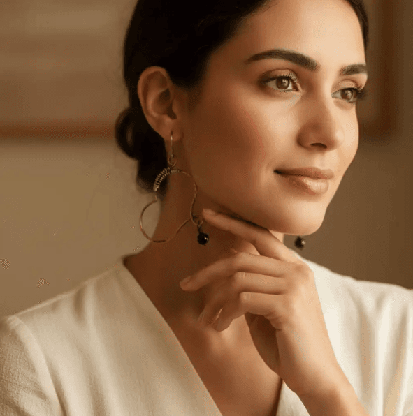 Photo shared by Handcrafted Hoop Earrings: Shop Handcrafted Hoop Earrings made by skilled artisans using quality materials and creative techniq