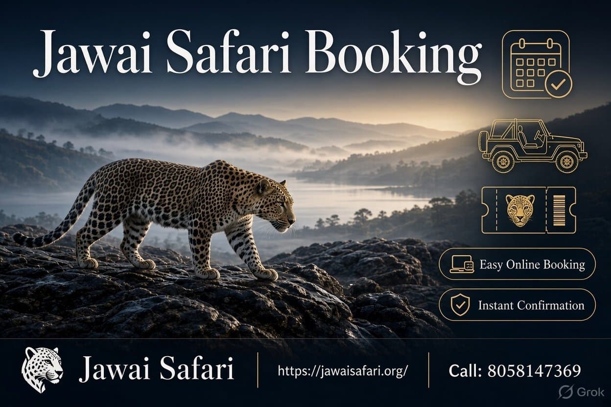 Photo shared by Jawai Safari: Jawai Safari sits between Jodhpur and Udaipur in Pali district, Rajasthan, where leopards roam freel