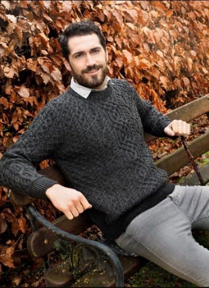 Photo shared by Men's Aran Sweaters: Explore authentic Irish products at Ciara's Irish Shop, featuring premium knitwear, traditional cabl