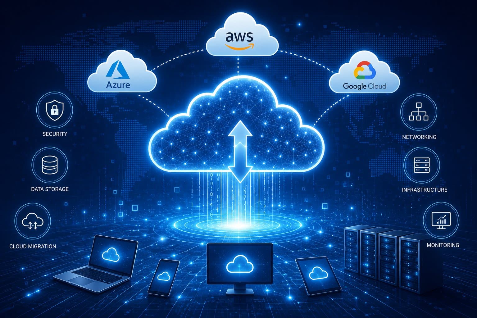 Photo shared by Michelle Morgan: Transform Your Business with Cloud Services :
Cloud technology is transforming the way businesse