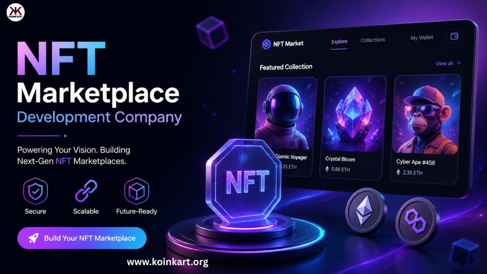 Photo shared by james: Build an NFT Marketplace That Creates New Revenue Streams
Expand your Web3 business with our NFT