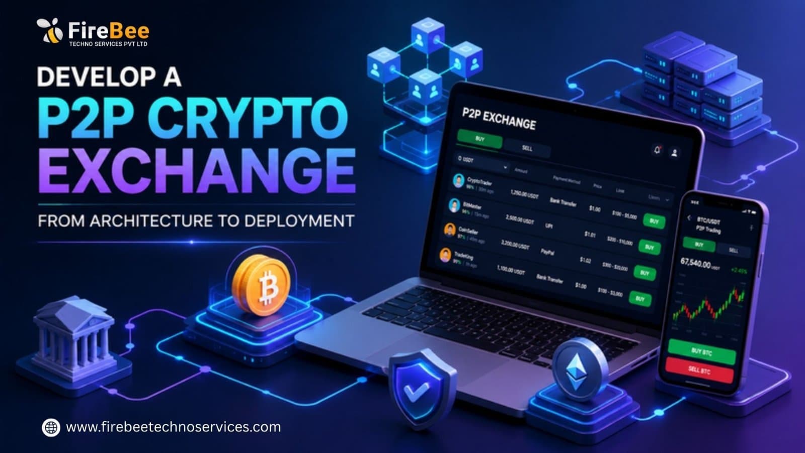 Photo shared by Joel: Want to build a P2P Exchange Development solution for your business? We develop the platform based o
