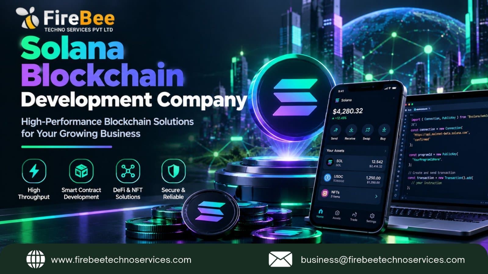Photo shared by nelson123: Launch blockchain products with a Solana Blockchain Development Company. We build applications using