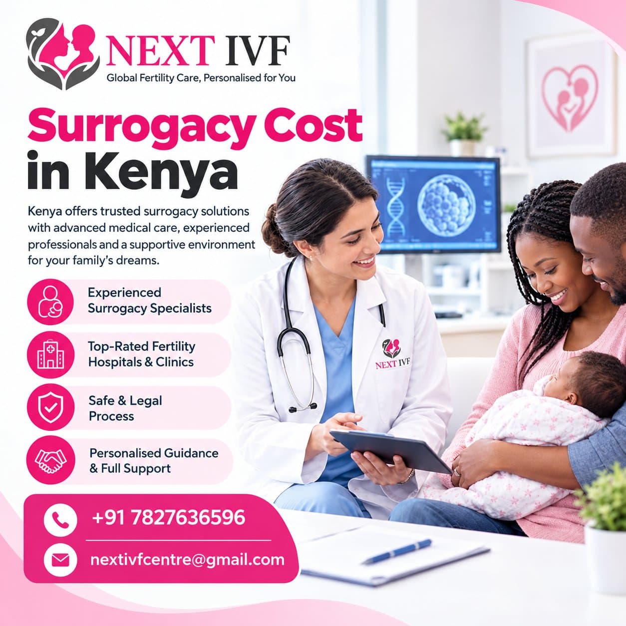 Photo shared by Next IVF: ๐ถ Surrogacy Cost in Kenya โ Plan Your Parenthood Journey
Exploring surrogacy in Kenya? Understan