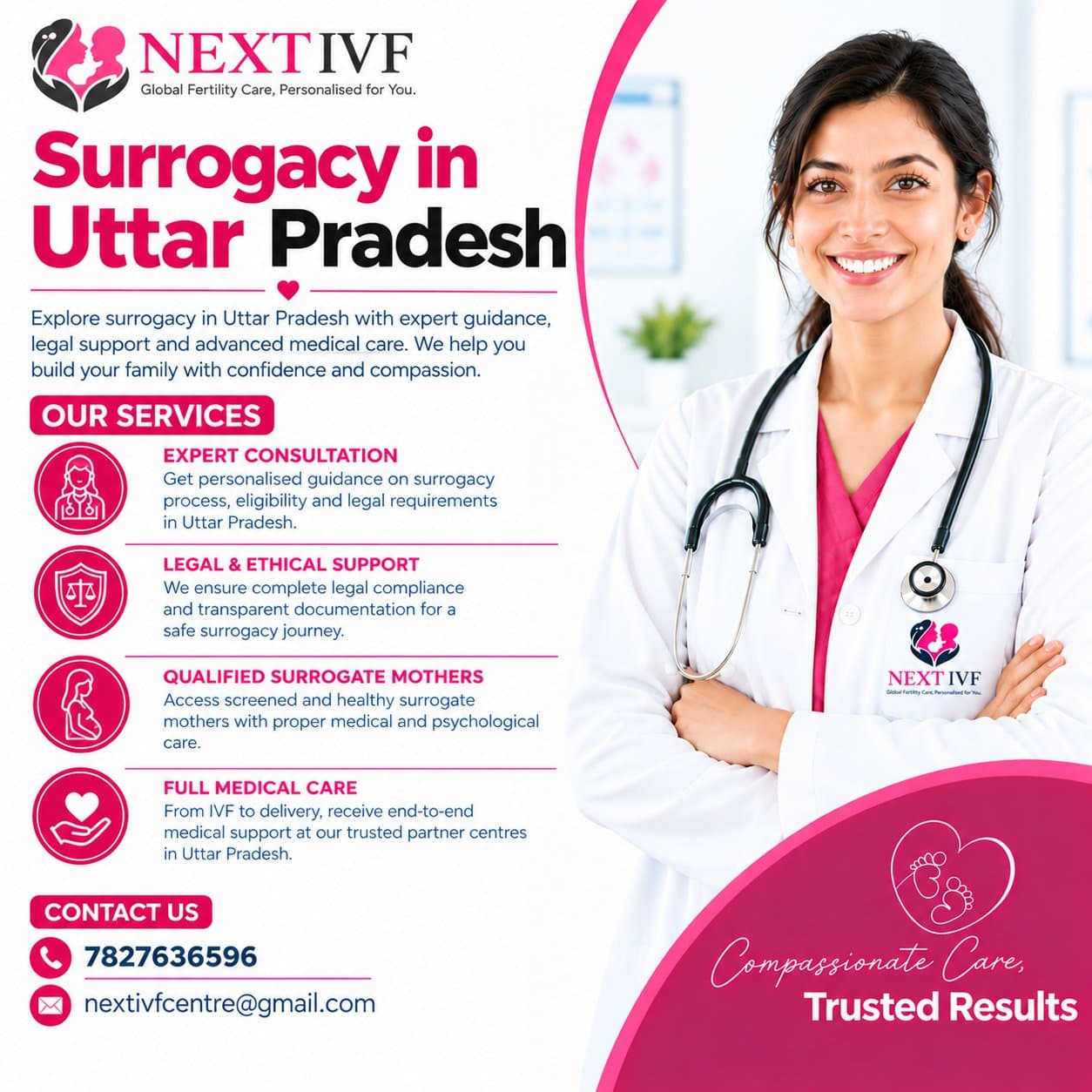 Photo shared by Next IVF: β¨ Surrogacy in Uttar Pradesh β Your Journey Towards Parenthood Begins Here! πΆβ€οΈ
Are you dreaming