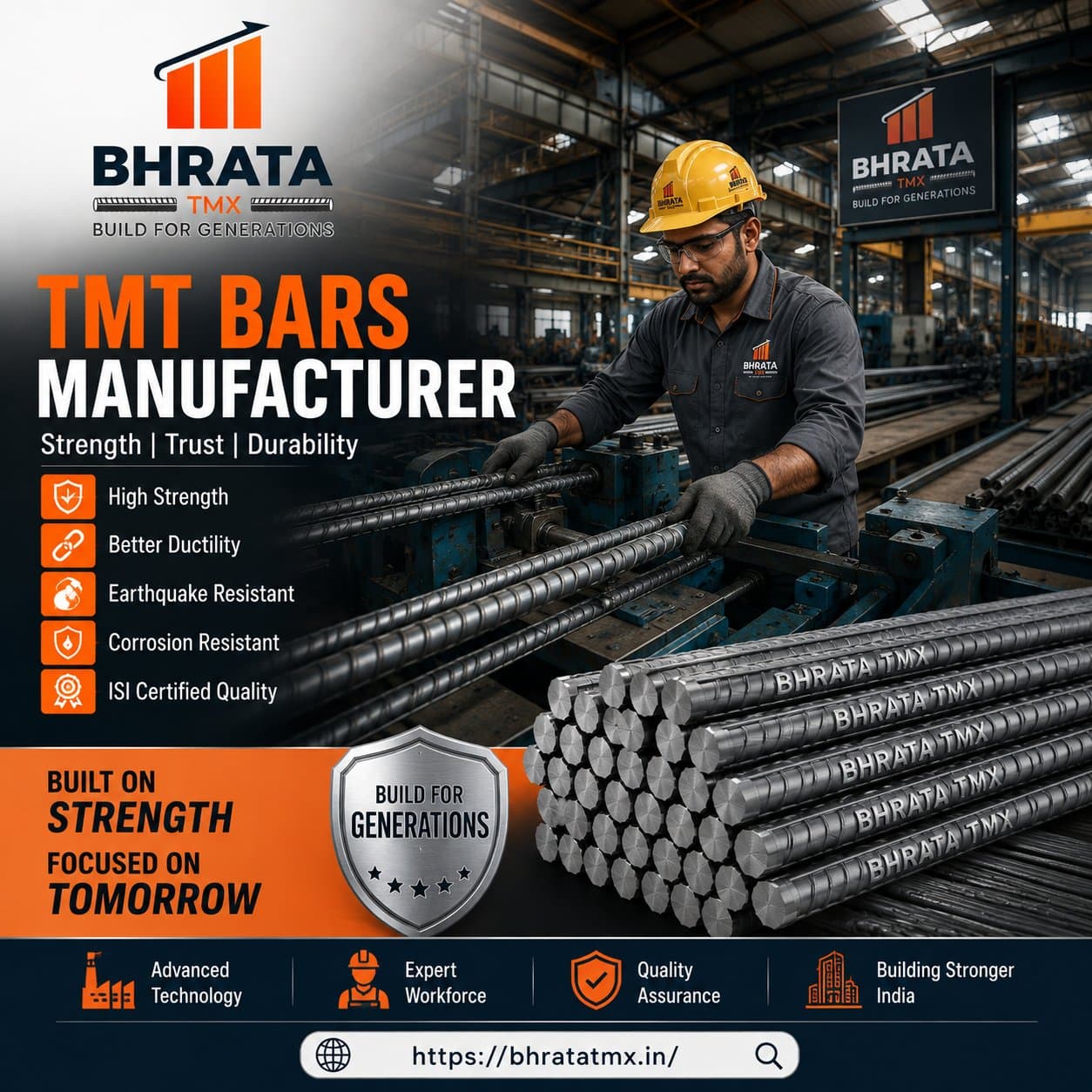 Photo shared by BhrataTMX: TMT Bar Manufacturing Consistency Analysis: How Rolling Temperature, Cooling Rate, Bar Dimensions, M
