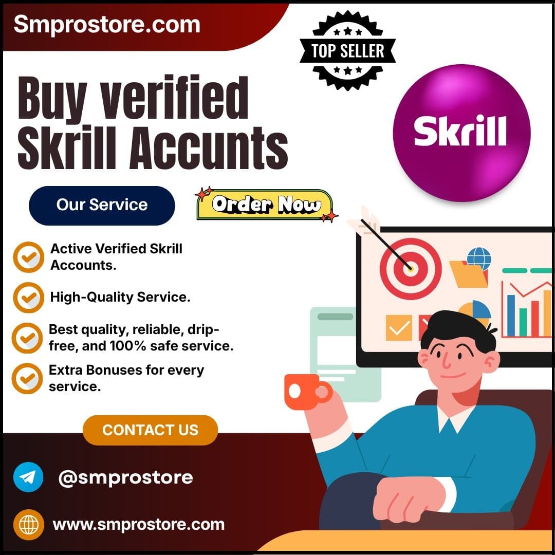 Photo shared by LinkedIn Accounts: Buy Verified Skrill Accounts
šVisit Now: {š-https://smprostore.com/product/buy-verified-skrill-ac
