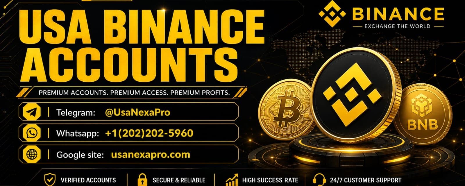 Photo shared by Email Accounts Providers: 🚀 FULLY VERIFIED BINANCE ACCOUNTS FOR SALE! 🚀
Wanna buy verified Binance accounts, UsaNexaPro i