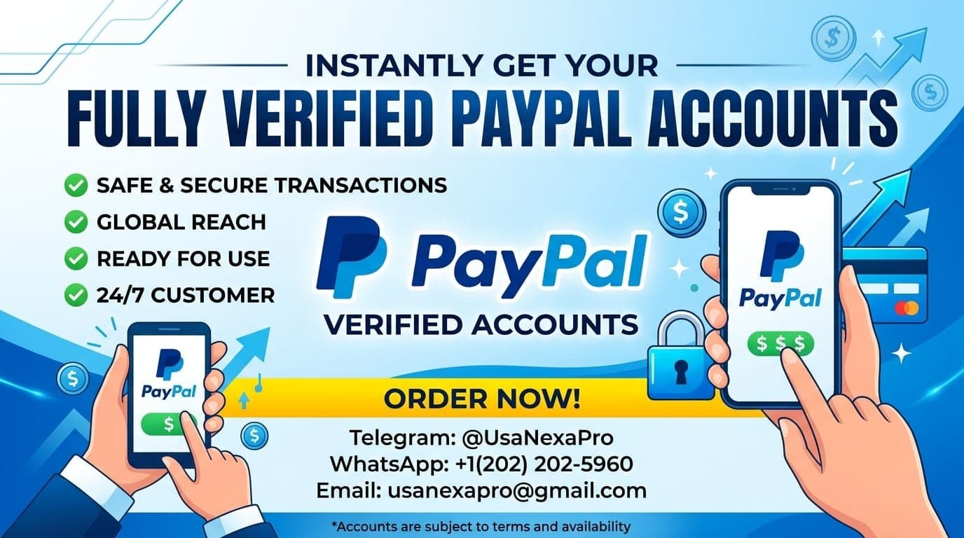 Photo shared by Email Accounts Providers: Our PayPal Accounts Features:
🟢 Very Fast Delivery🟢 Verified with original SSN🟢 Verified with Ba