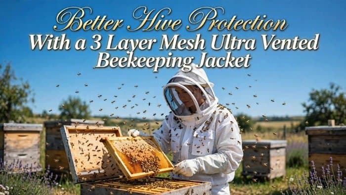 Photo shared by ahmarameen: Working around active hives requires more than confidence, it requires the right protective gear. A