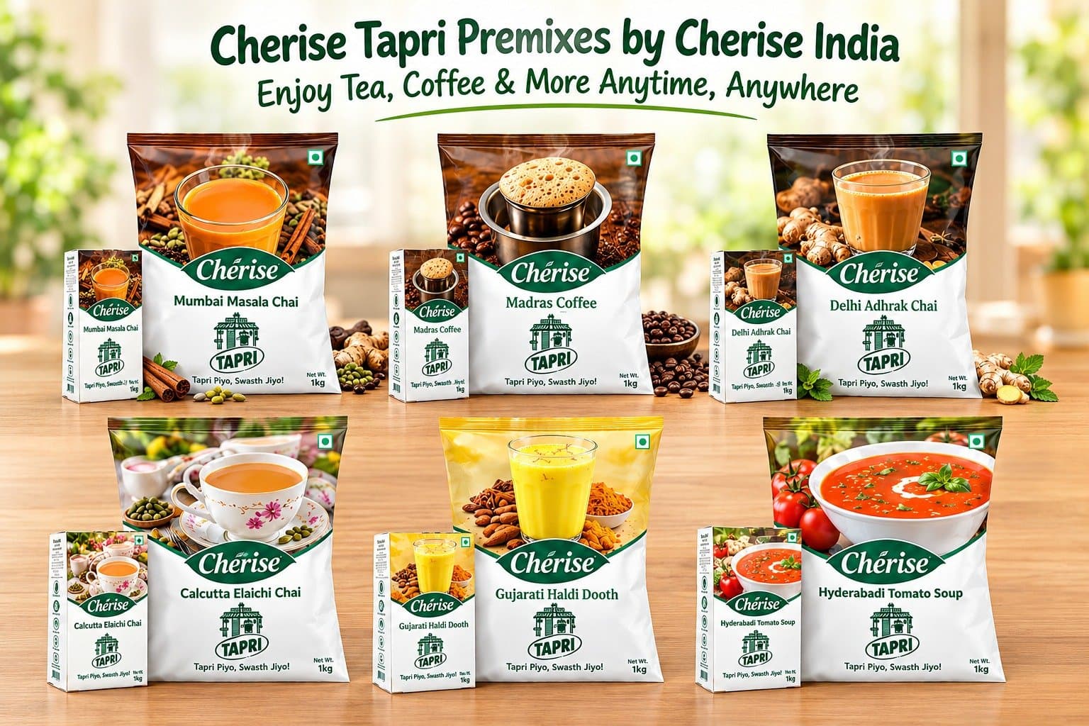 Photo shared by CheriseGlobal: Cherise Tapri Premixes: A Convenient Choice for Tea, Coffee and Refreshing Beverage Breaks
Modern l