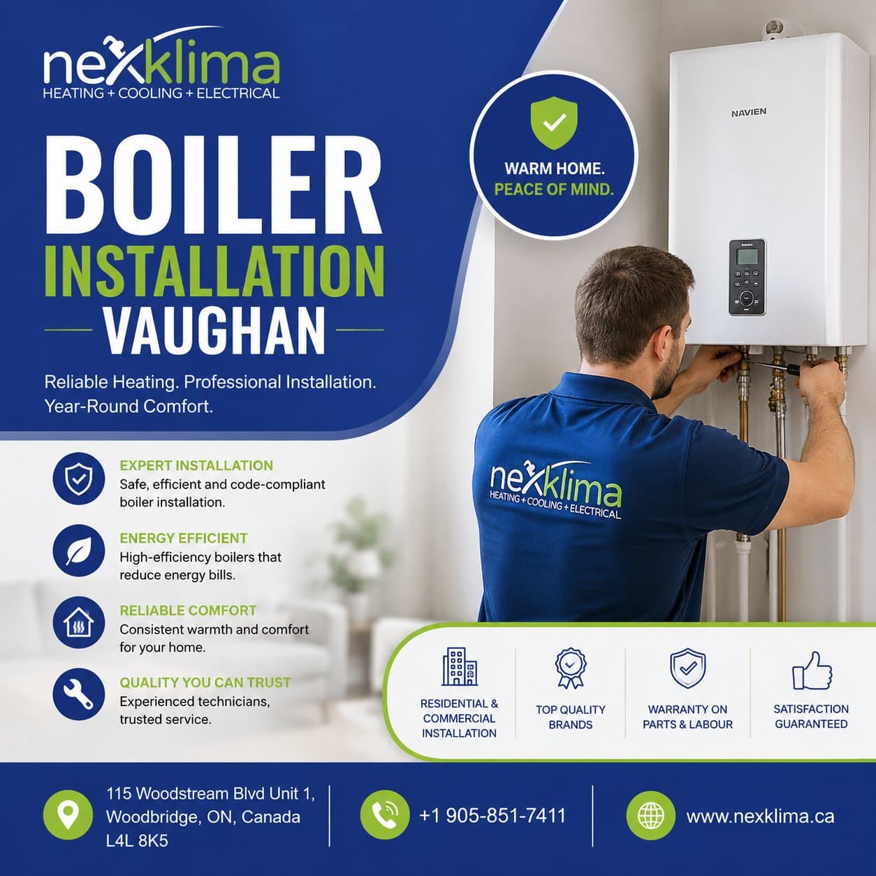 Photo shared by Nexklima Heating & Cooling: Boiler Installation Vaughan by Nexklima Heating & Cooling
Looking for professional Boiler Install