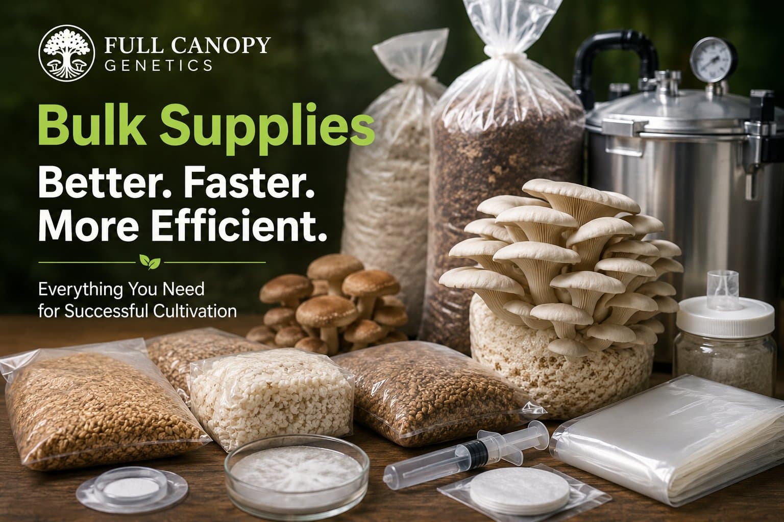 Photo shared by Full Canopy: Efficient mushroom cultivation depends on more than simply having enough growing space. The right eq