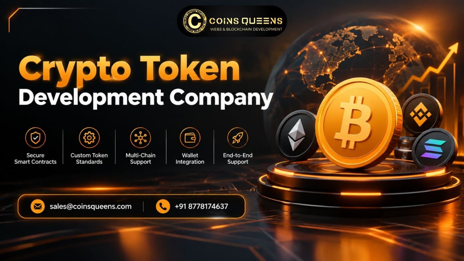 Photo shared by SterlinCooper: Explore Crypto Token Development Company solutions with smart contracts, token standards, blockchain