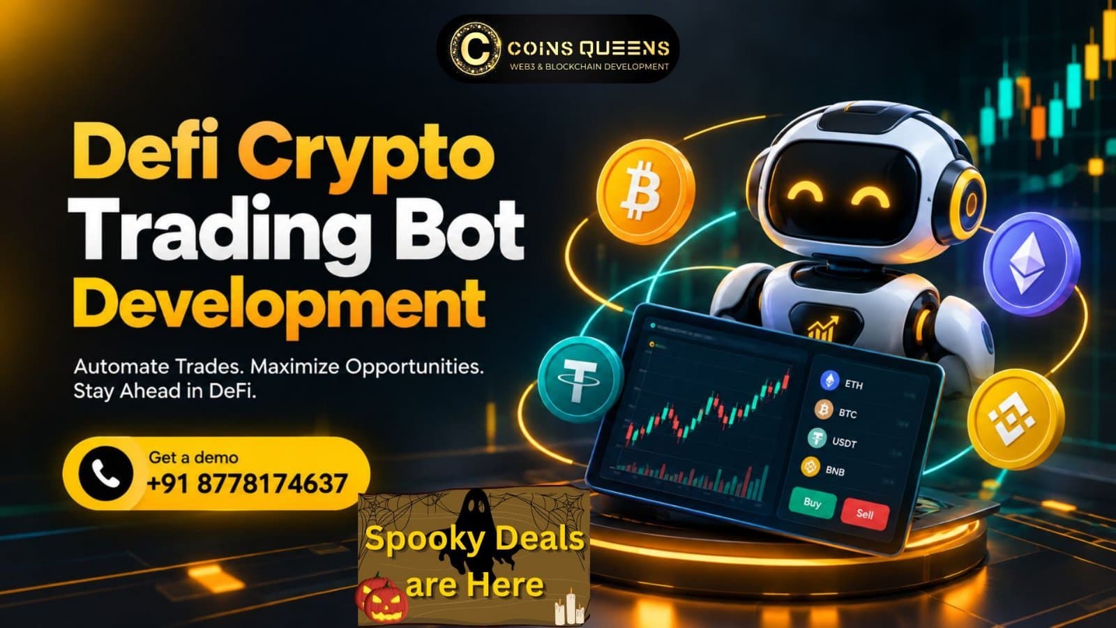 Photo shared by SterlinCooper: Give DeFi Crypto Trading Bot Development a market edge with automated trade execution, on-chain data