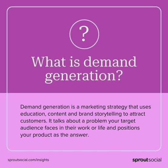 Photo shared by John Miller: Generating demand is at the heart of any business operation. Without demand, your business’s days ar