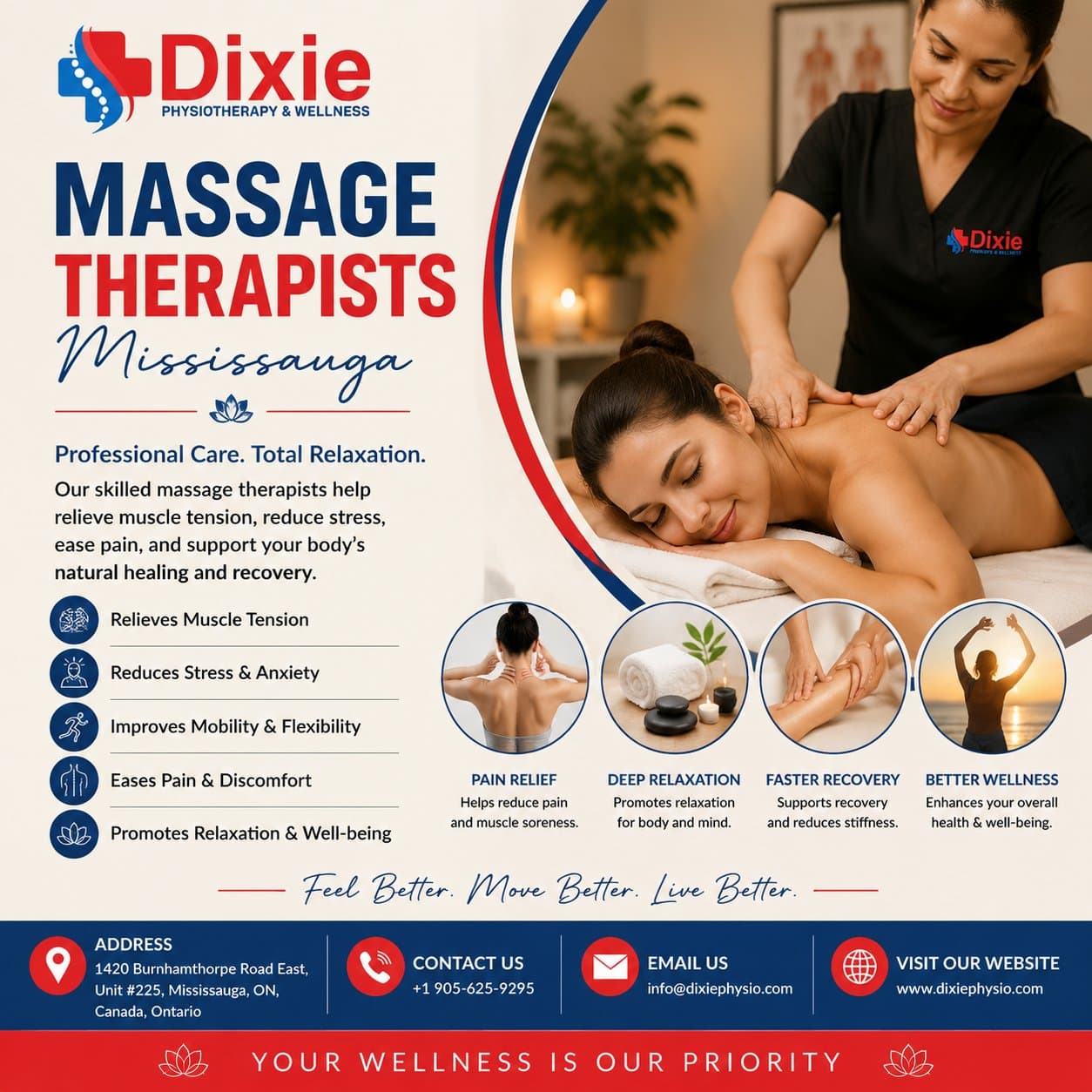 Photo shared by Dixie Physiotherapy & Wellness: Looking for experienced Massage Therapists Mississauga? Dixie Physiotherapy & Wellness provides pers