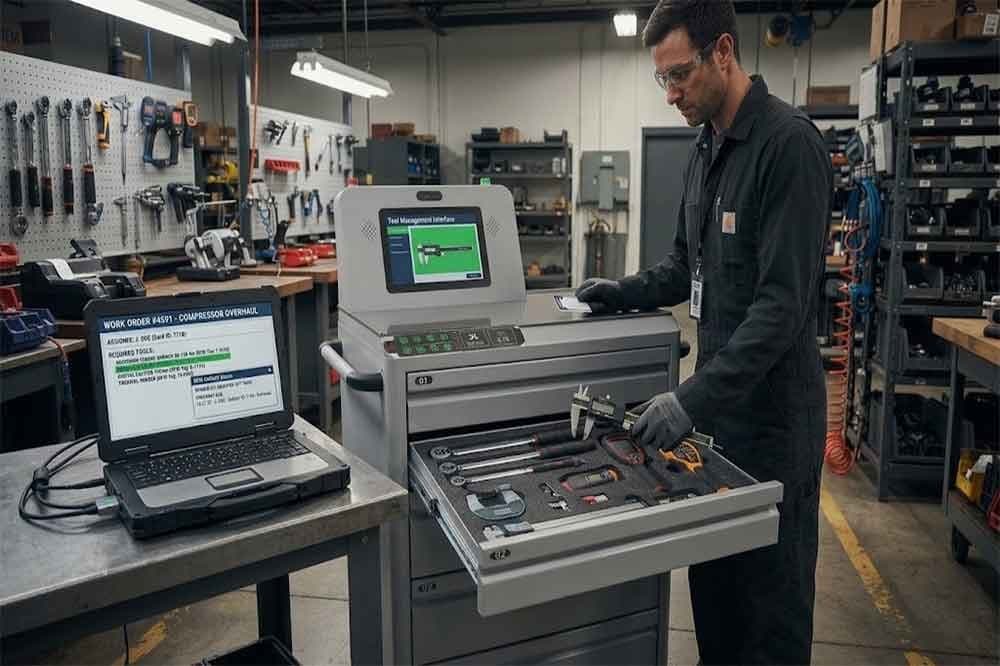 Photo shared by cykeo6688: RFID Tool Cabinet vs. Manual High-Value Tool Control
Manual control can work in small operations wi
