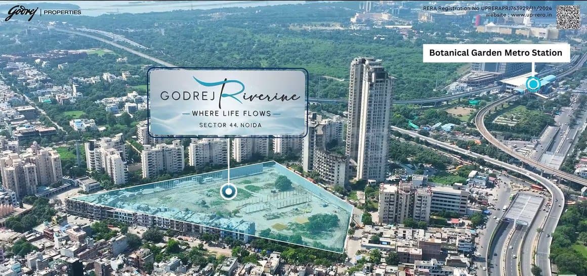 Photo shared by Propstellar: Looking for premium apartments in Noida? Godrej Riverine Sector 44 Noida offers thoughtfully designe