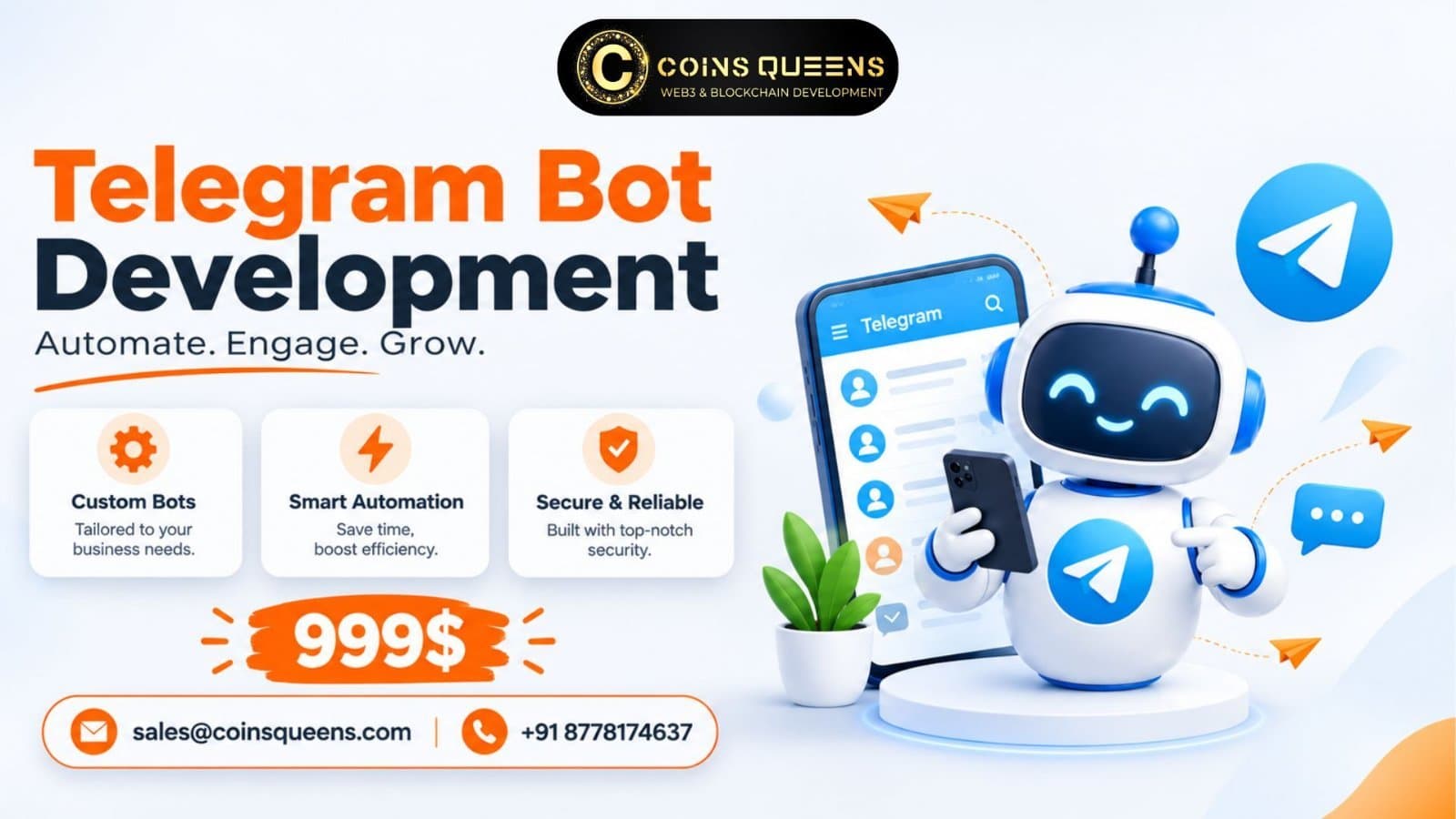 Photo shared by SterlinCooper: Simplify business communication with Telegram Bot Development for automated workflows and custom bot