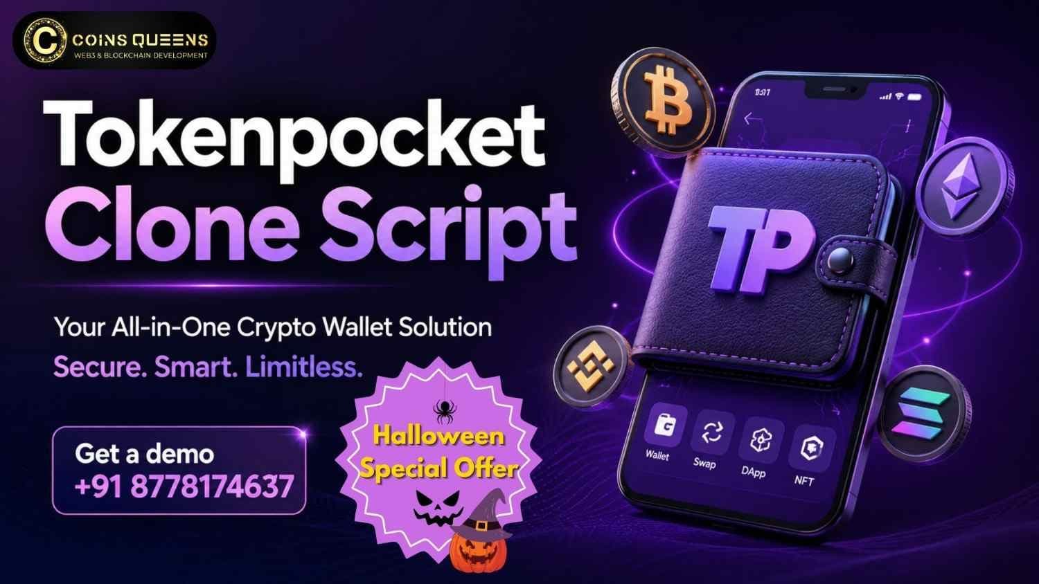 Photo shared by SterlinCooper: Create a TokenPocket Clone Script with smart contract interaction and multi-chain access to attract