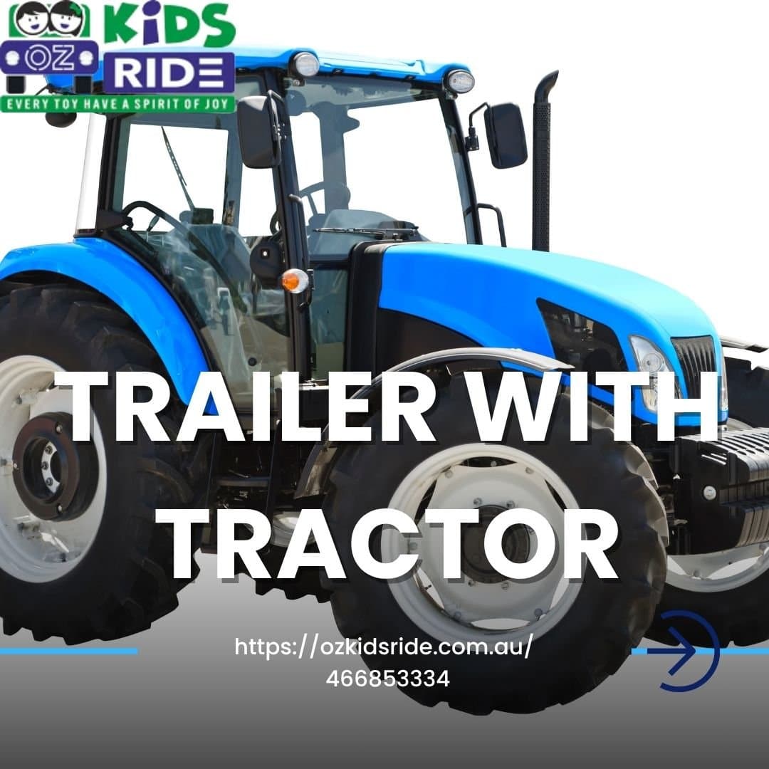 Photo shared by ozkidsride: Ride on Tractor With Trailer: Imaginative Outdoor Play for Kids
Children often enjoy toys that le