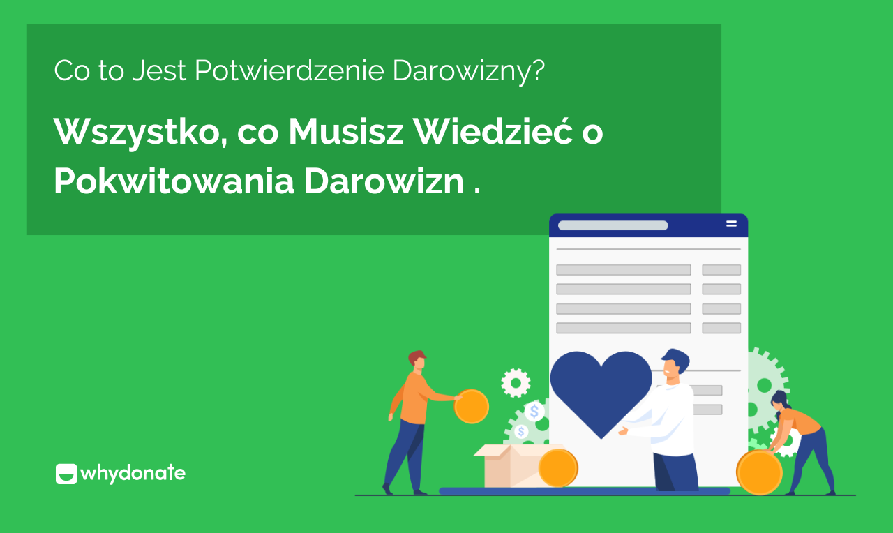 Pokwitowania Darowizn Na Cele Charytatywne: Szablon Potwierdzenie Darowizny Dla Organizacji Non-profit